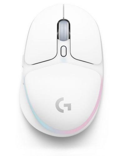 Гейминг мишка Logitech - G705 EER2, оптична, безжична, Off White - 1