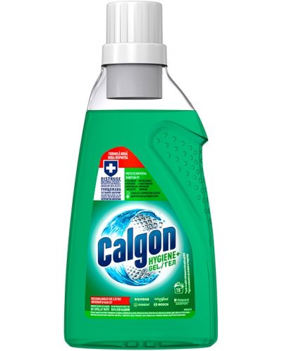 Гел срещу котлен камък Calgon - Extra Hygiene Plus, 750 ml - 1