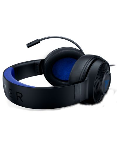 Гейминг слушалки Razer - Kraken X, PS/Nintendo/Xbox, черни/сини - 4