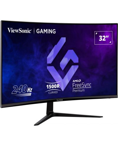 Гейминг монитор ViewSonic - VX3219-PC-MHD, 31.5'' 240Hz, 1 ms, VA, Curved - 3