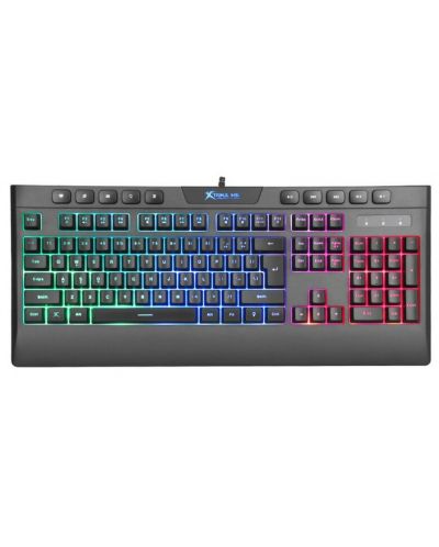 Гейминг клавиатура Xtrike ME - KB-508 EN, Rainbow, черна - 1