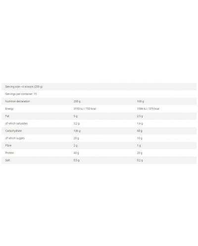 Core Mass, ванилия, 7 kg, FA Nutrition - 2