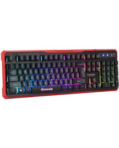 Гейминг клавиатура Marvo - K629G, черна/червена - 3