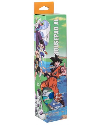 Гейминг подложка за мишка Erik - Dragon Ball 1, XL, мека, многоцветна - 2
