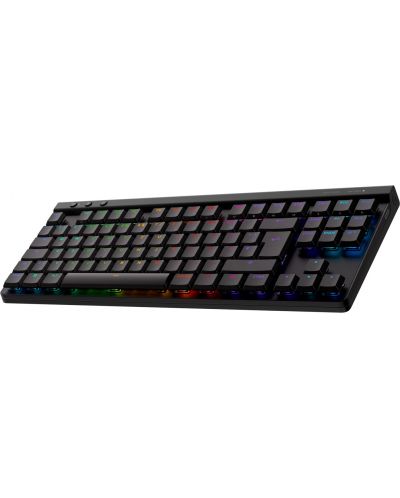 Гейминг клавиатура Logitech - G515 Lightspeed TKL, безжична, черна - 4