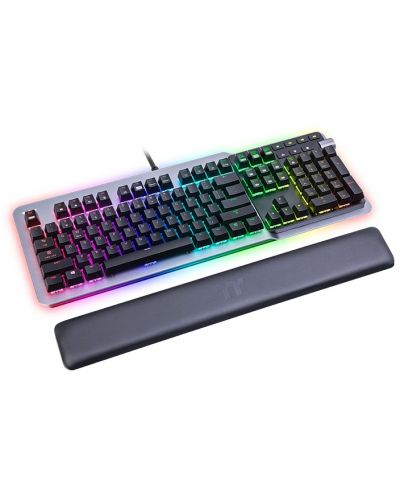 Гейминг клавиатура Thermaltake - Argent K5, Cherry MX Silver, RGB, сива - 4