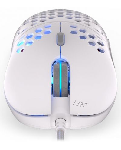 Гейминг мишка Endorfy - LIX Plus, оптична, Onyx White - 6