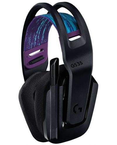 Гейминг слушалки Logitech - G535 Lightspeed, безжични, черни - 4