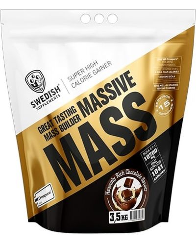 Massive Mass, шоколадов рай, 3.5 kg, Swedish Supplements - 1