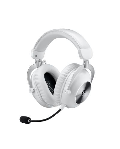 Гейминг слушалки Logitech - Pro X 2 Lightspeed, безжични, бели - 1