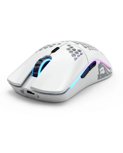 Гейминг мишка Glorious - Model O Wireless, оптична, безжична, Matte white - 3