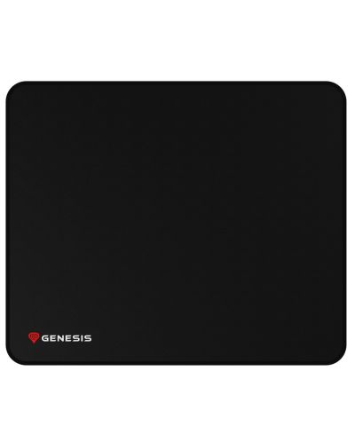 Гейминг подложка за мишка Genesis - Carbon 500 Logo, M, мека, черна - 1