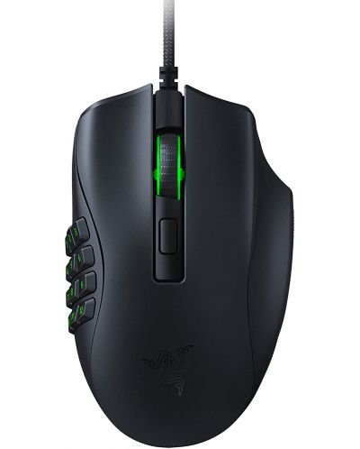 Гейминг мишка Razer - Naga X, оптична, черна - 1