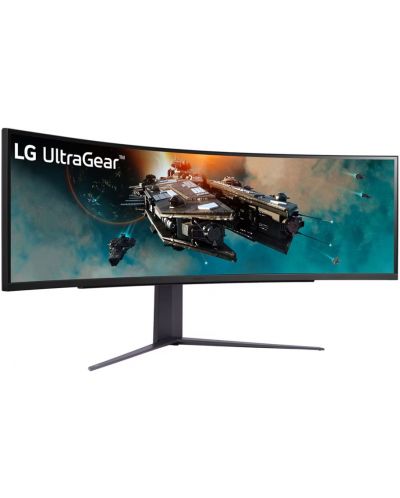 Гейминг монитор LG - Ultragear 49GR85DC-B, 49'', QHD, 240Hz, 1ms - 3