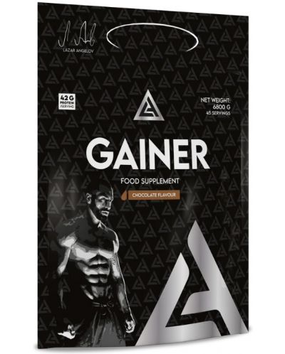 Gainer, шоколад, 6800 g, Lazar Angelov Nutrition - 1