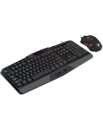 Kомплект клавиатура и мишка Redragon - S101-5, черен - 3