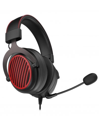 Гейминг слушалки Redragon - Luna H540, черни/червени - 3