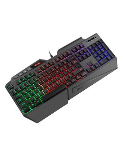 Гейминг клавиатура Fury - Skyraider, RGB, черна - 3