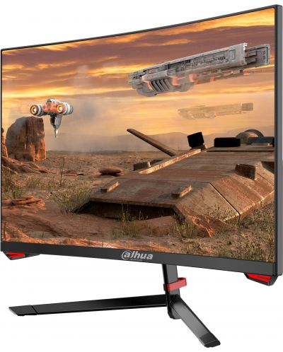 Гейминг монитор Dahua - LM24-E230C, 23.6'', FHD, 165Hz, 1ms, Curved, VA, черен - 3