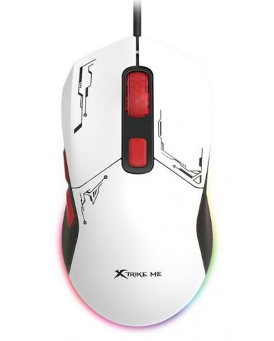 Гейминг мишка Xtrike ME - GM-316W, оптична, бяла - 2