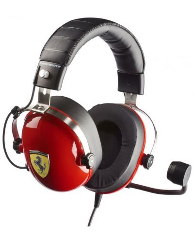 Гейминг слушалки Thrustmaster - T.Racing Scuderia Ferrari Ed DTS, червени - 3