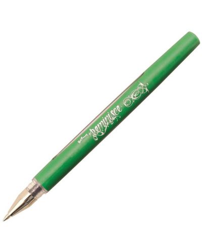Гел химикалка Marvy Uchida Reminisce - 0.7 mm, зелена - 1