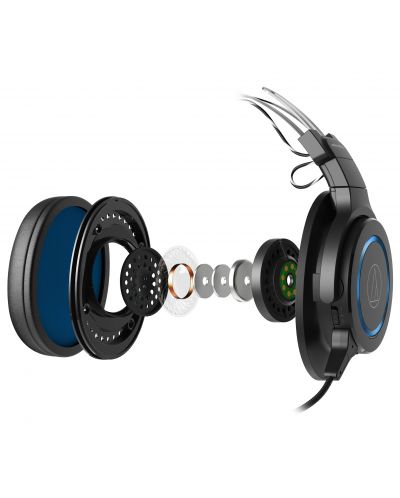 Гейминг слушалки Audio-Technica - ATH-G1WL, безжични, черни - 6