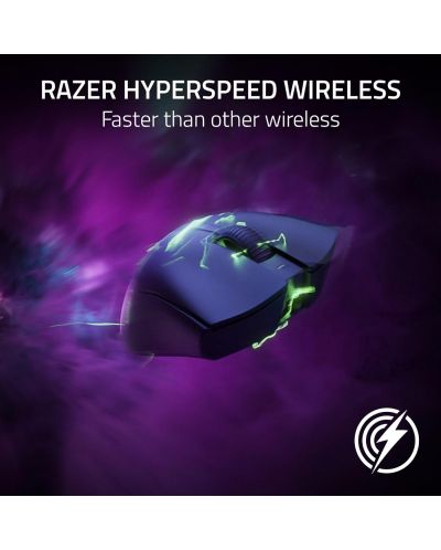 Гейминг мишка Razer - DeathAdder V3 Pro + Wireless Dongle Bundle, черна - 10