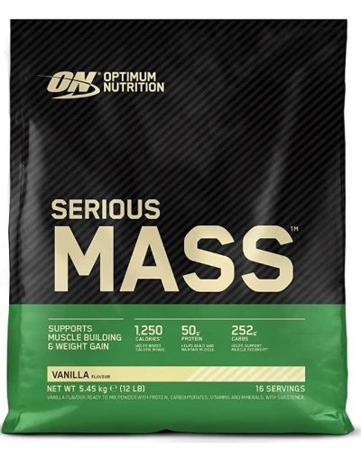 Serious Mass, ванилия, 5443 g, Optimum Nutrition - 1