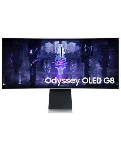 Гейминг монитор Samsung - Odyssey OLED G8 G85SB, 34'', 175Hz, 0.1ms - 1