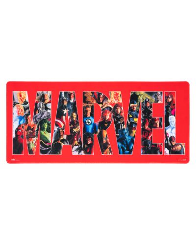 Гейминг подложка за мишка Erik - Avengers, XL, мека, многоцветна - 2