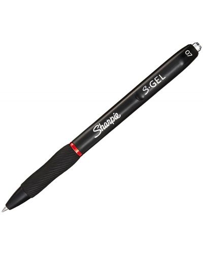Гел химикалка Sharpie S-Gel - 0.7 mm, червена - 1