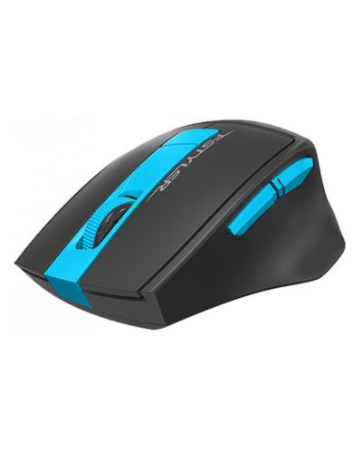 Гейминг мишка A4tech - Fstyler FG30S, оптична, безжична, черна/синя - 3