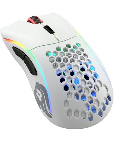 Гейминг мишка Glorious - Model D, оптична, безжична, бяла - 2