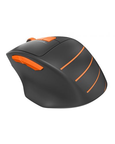 Гейминг мишка A4tech - Fstyler FG30S, оптична, безжична, оранжева - 2