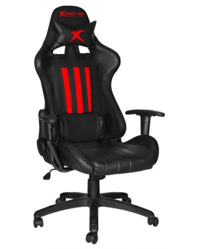 Гейминг стол Xtrike ME - GC-905 BK, черен/червен - 1