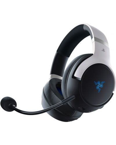 Гейминг слушалки Razer - Kaira Pro, Playstation 5, черни/бели - 2