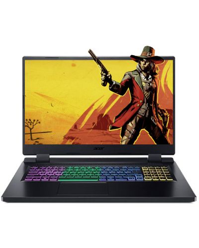 Гейминг лаптоп Acer - Nitro 5, AN517-55-78PR, 17.3'', FHD, i7, 144Hz, RTX4060 - 1