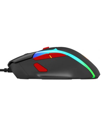 Гейминг мишка Marvo - M360 RGB, оптична, черна - 3