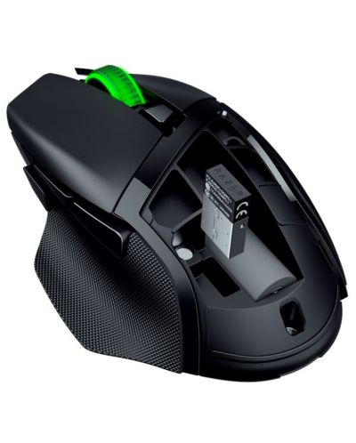 Гейминг мишка Razer - Basilisk V3 X HyperSpeed, оптична, безжична, черна - 5