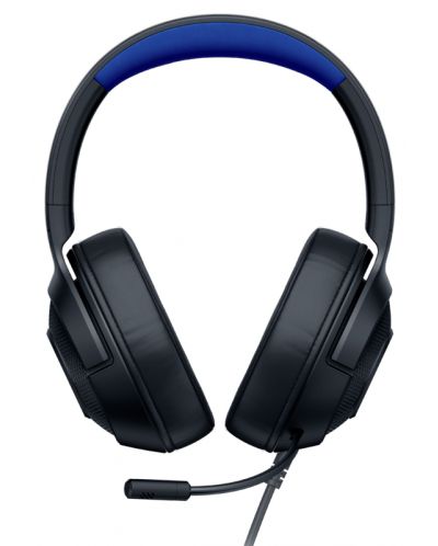 Гейминг слушалки Razer - Kraken X, PS/Nintendo/Xbox, черни/сини - 1