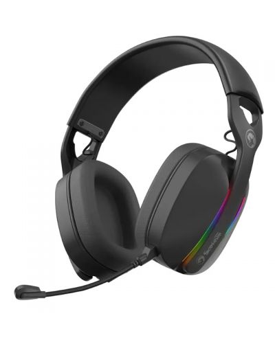 Гейминг слушалки Marvo - Pulz 70S 7.1 RGB, черни - 1