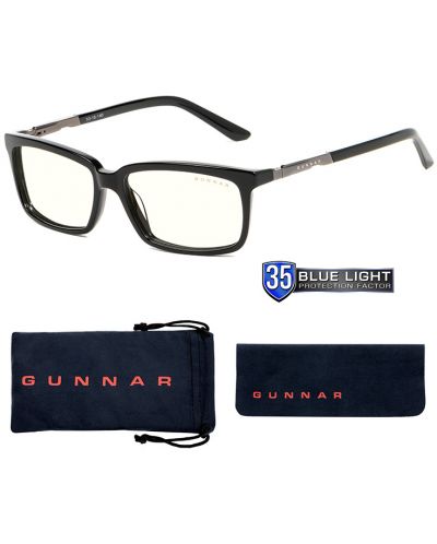 Гейминг очила Gunnar - Haus, Clear, черни - 4