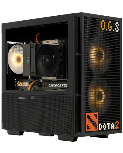 Гейминг компютър OGS Crow Dota Masters TE (Intel) - Core i5-14400F, RTX 4060 Ti, 32GB, 1TB Gen4 - 1