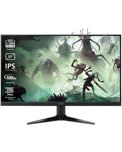 Гейминг монитор Acer - Nitro QG271Ebii, 27'', 100Hz, 1 ms, IPS, FreeSync - 1