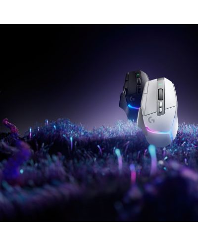 Гейминг мишка Logitech - G502 X Plus EER2, оптична, безжична, бяла - 10
