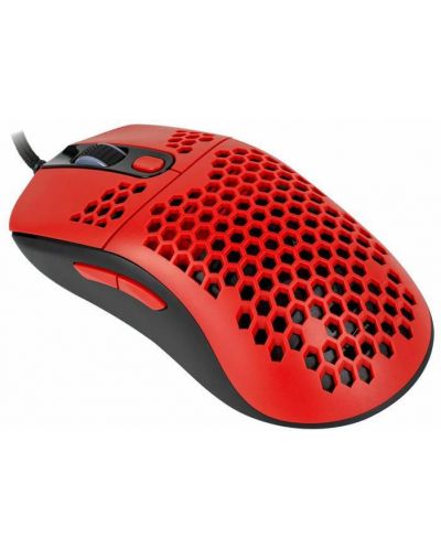 Гейминг мишка Arozzi - Favo, оптична, червена/черна - 2