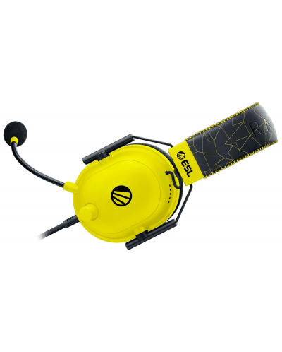 Гейминг слушалки Razer - BlackShark V2 ESL Ed., черни/жълти - 4