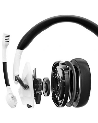 Гейминг слушалки  EPOS - H3, бели/черни - 8