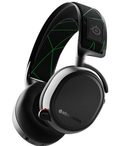 Гейминг слушалки SteelSeries - Arctis 9X, Xbox Series X, безжични, черни - 1